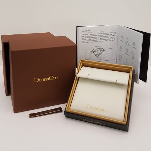 Orecchini Davite & Delucchi BBB08195 in Oro Bianco con Perla e Diamante