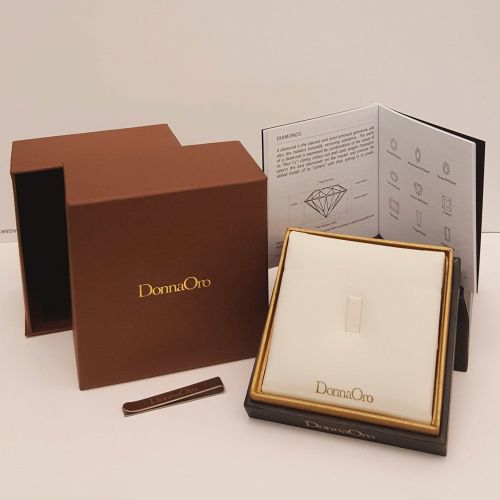 Anello Veretta DonnaOro DGV0001.100 in Oro Bianco e Diamanti da 1 Carato